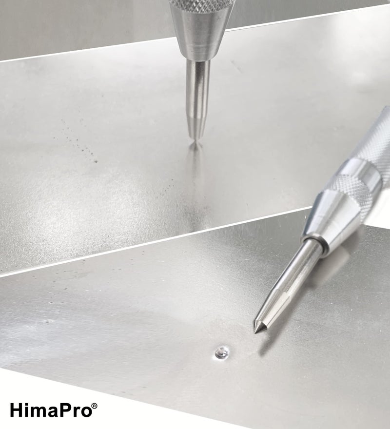 HimaPro Center Punch Set - 2 Automatic Center Punches (6 Inches and 5 Inches) with Spring loaded Adjustable Strokes and 1 Solid Center Punch (4 Inches) - Image 5